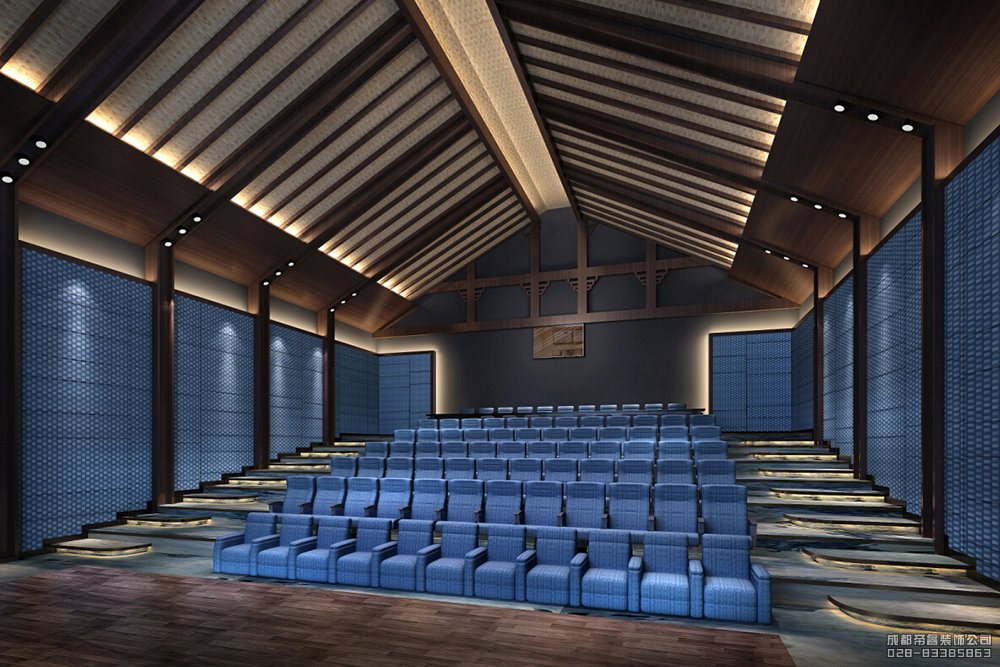 酒店多功能会议厅布置设计效果图